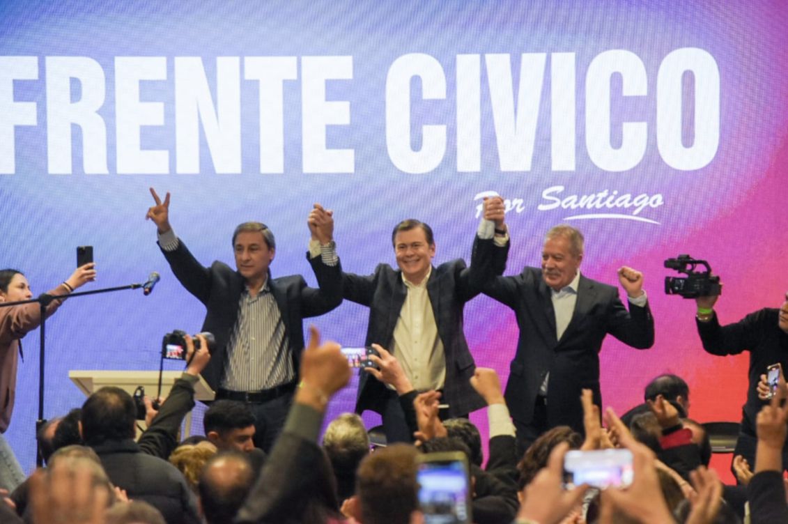 El Frente Cívico por Santiago proclamó la fórmula Suárez-Silva Neder para Gobernador y Vice