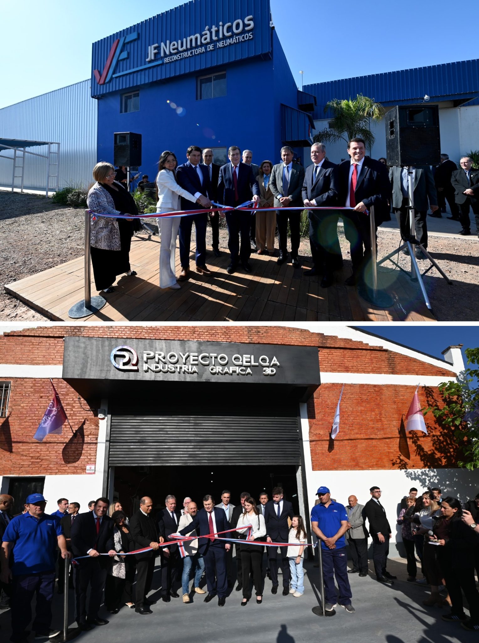 El Gobernador participó de la inauguración de dos nuevos emprendimientos en la provincia
