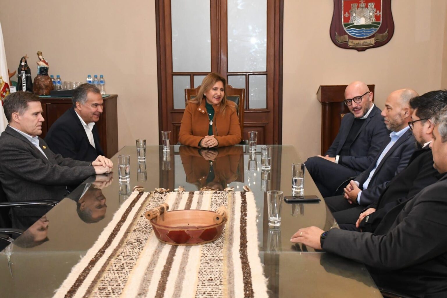 Autoridades del Correo Argentino fueron recibidos por la Intendente de la Capital