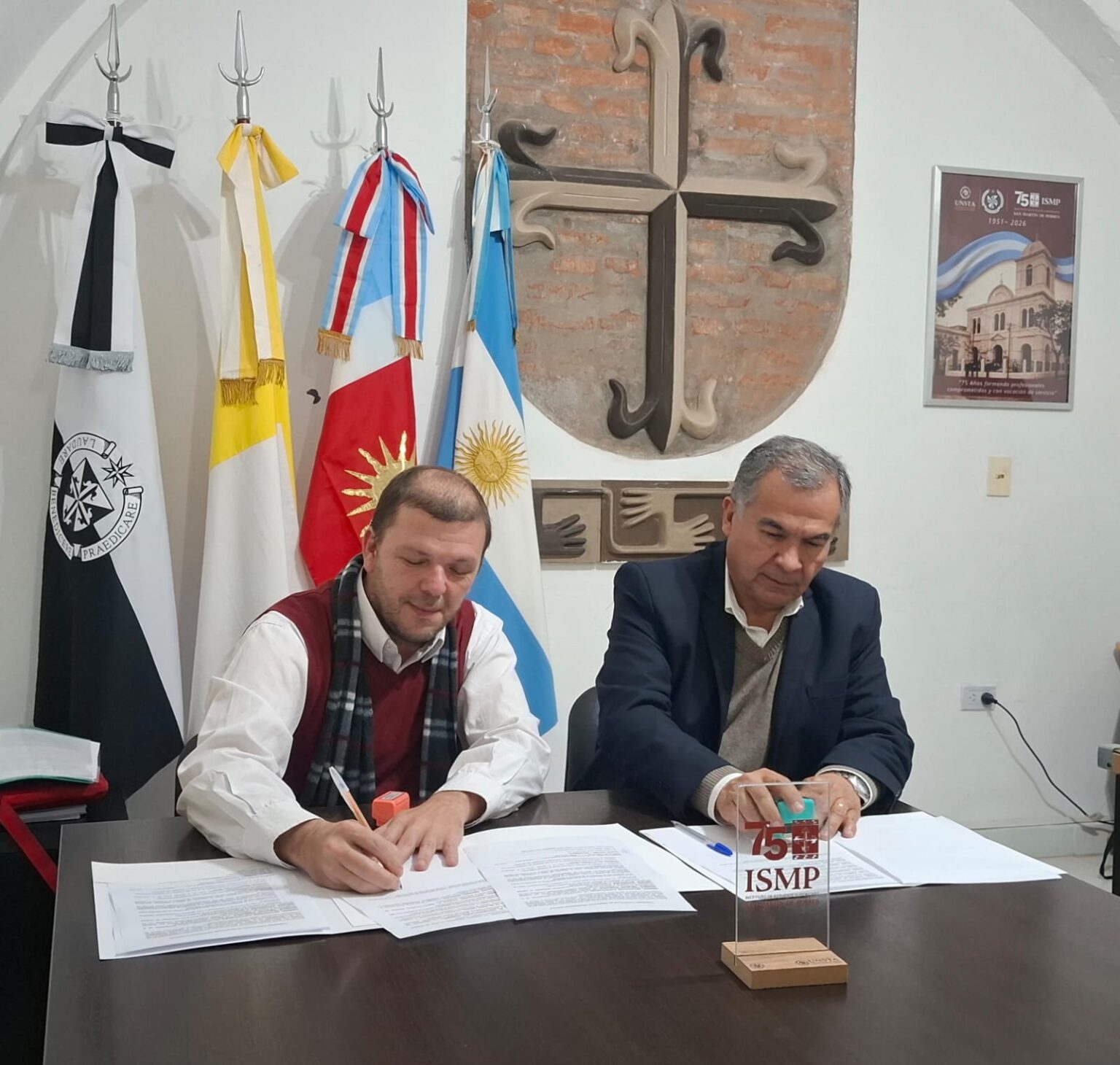 El ITSE firmó un Convenio para que sus alumnos realicen prácticas profesionales en el Instituto San Martín de Porres